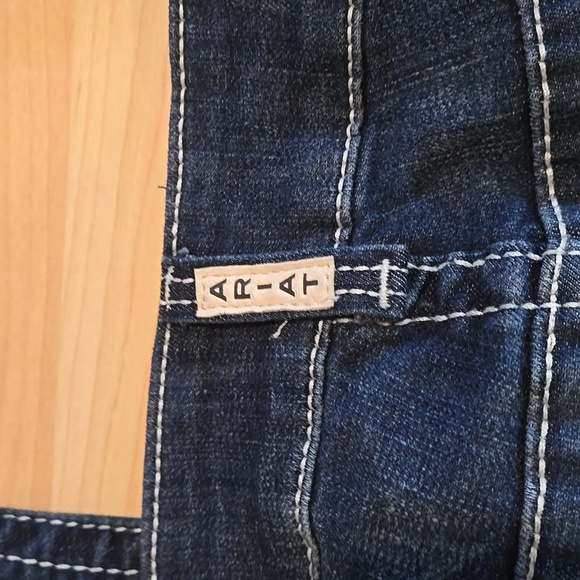 Ariat R.E.A.L. Mid Rise Stretch Entwined Boot Cut Jeans 34R - Picture 3 of 16